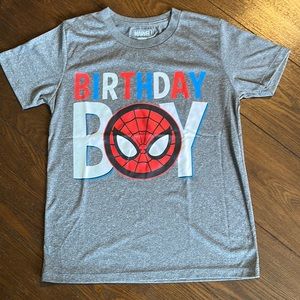 Athletic Spiderman Birthday shirt size medium